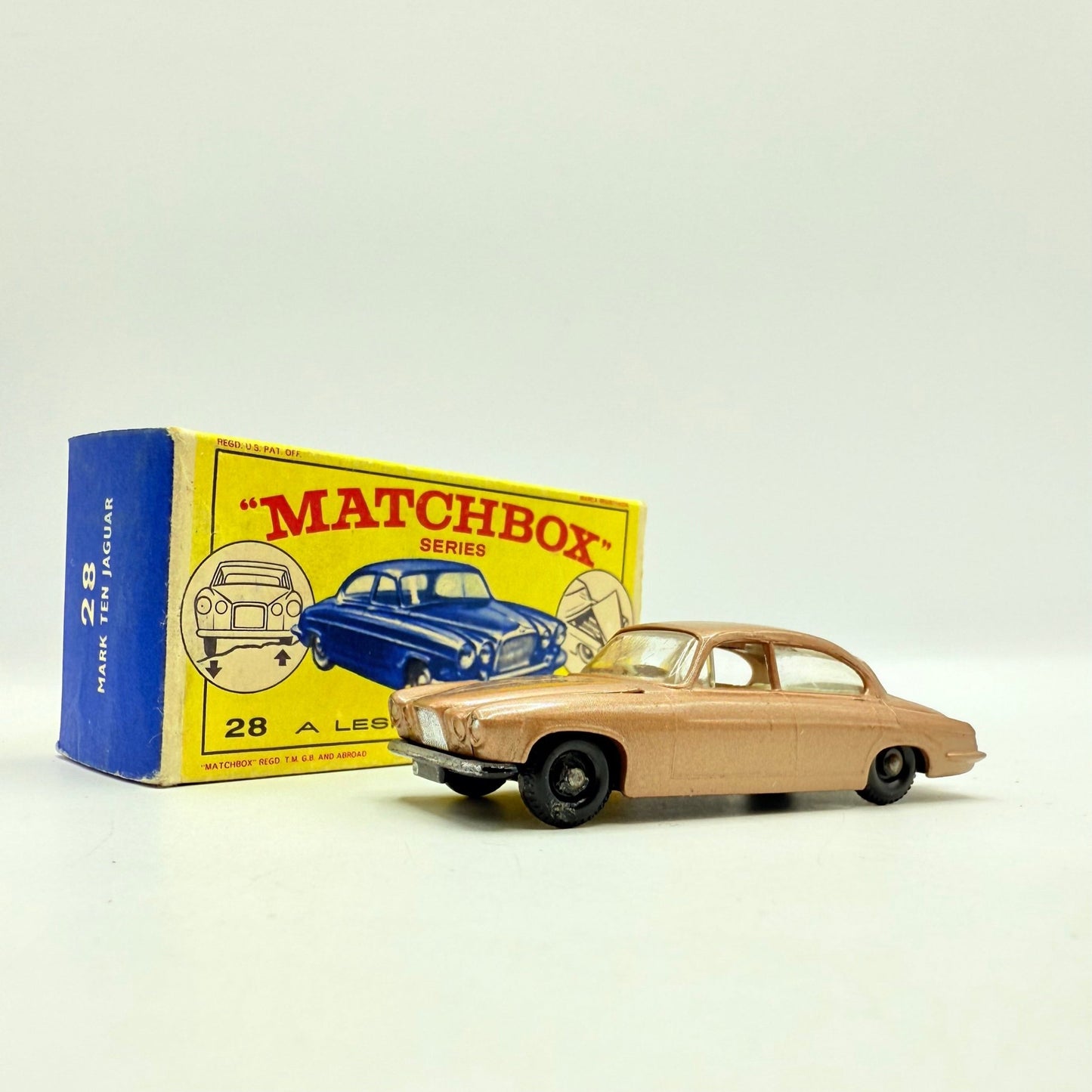 Matchbox Lesney 28c Mk10 Mark Ten Jaguar BPW - Magic Matchbox