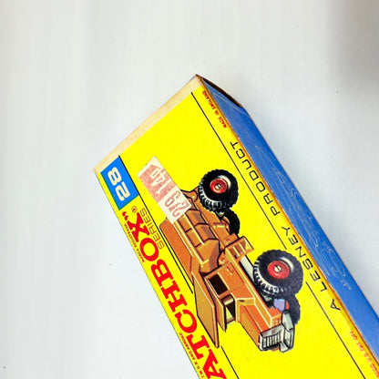 Matchbox Lesney 28d Mack Dump Truck With Red Hubs F Box - Magic Matchbox