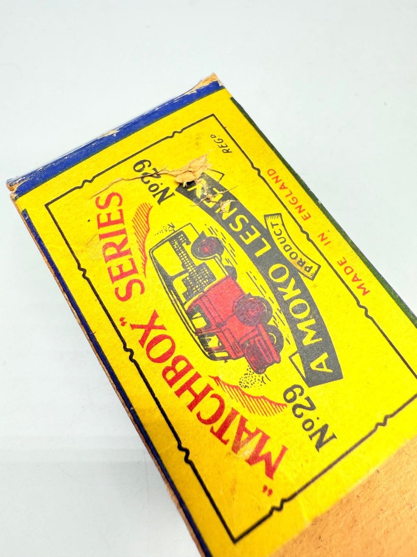 Matchbox Lesney 29a Bedford Milk Float Van Empty Box - Magic Matchbox