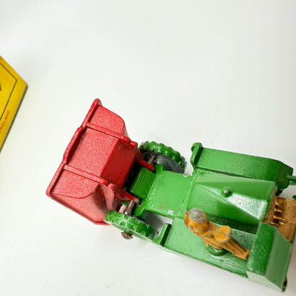 Matchbox Lesney 2a Muir Hill Green Wheels Damaged Script Box - Magic Matchbox