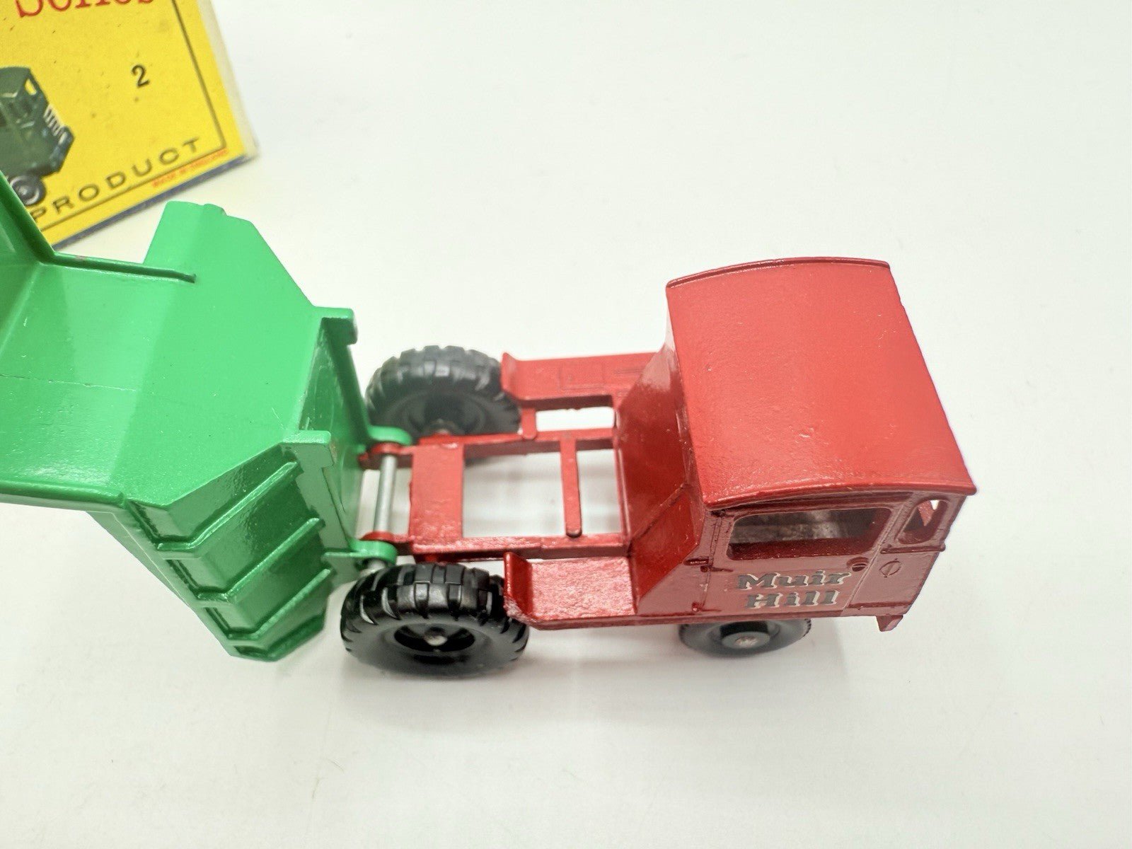 Matchbox Lesney 2c Muir Hill Dumper Truck MUIR HILL Decal - Magic Matchbox