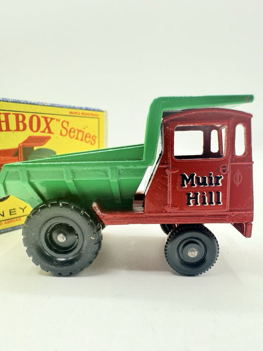 Matchbox Lesney 2c Muir Hill Dumper Truck MUIR HILL Decal - Magic Matchbox