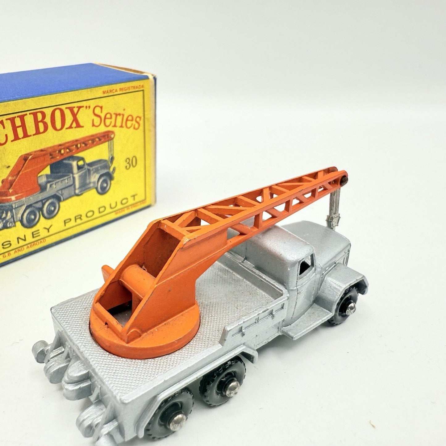 Matchbox Lesney 30b Magirus Deutz Crane Lorry BPW Near Mint & Boxed - Magic Matchbox