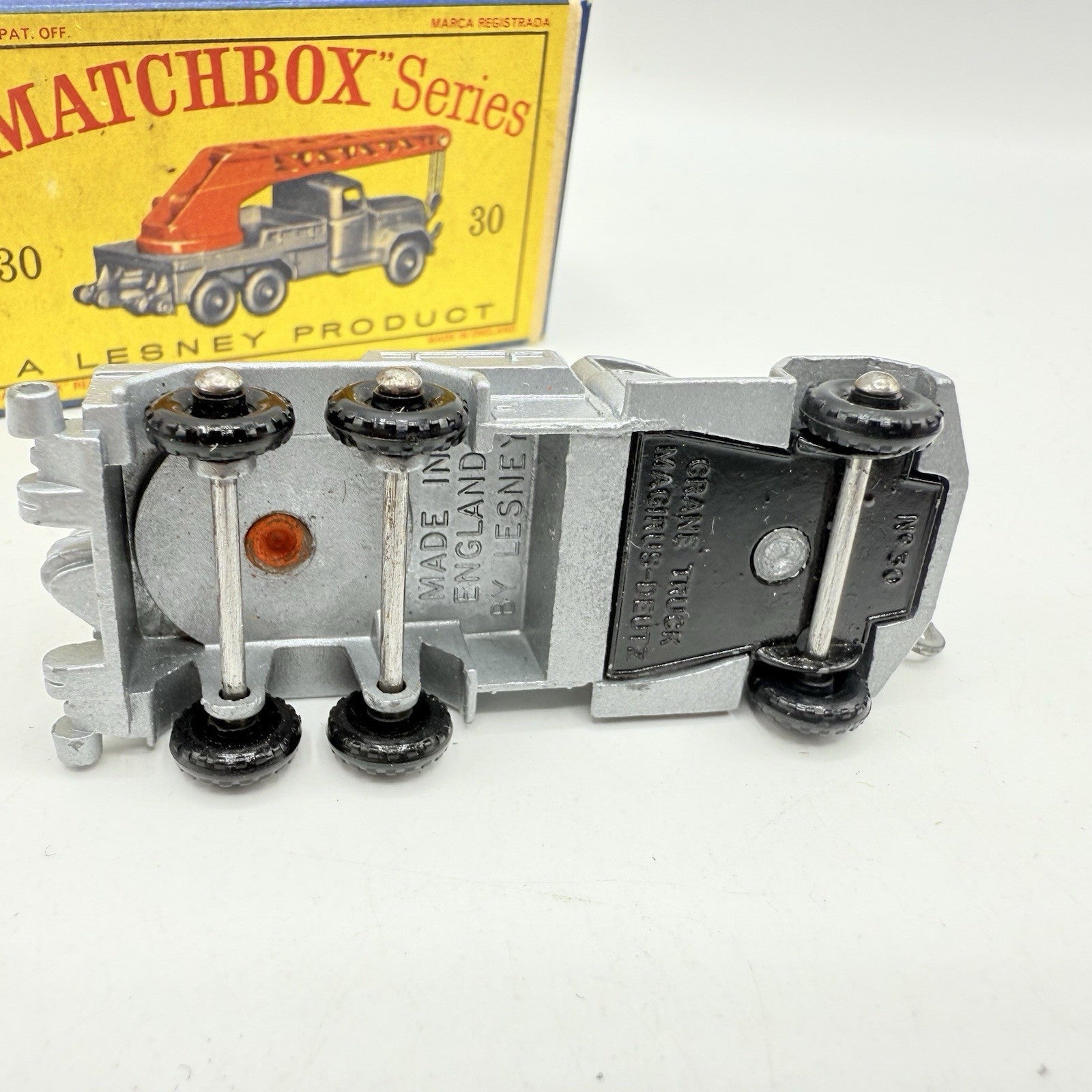 Matchbox Lesney 30b Magirus Deutz Crane Lorry BPW Near Mint & Boxed - Magic Matchbox