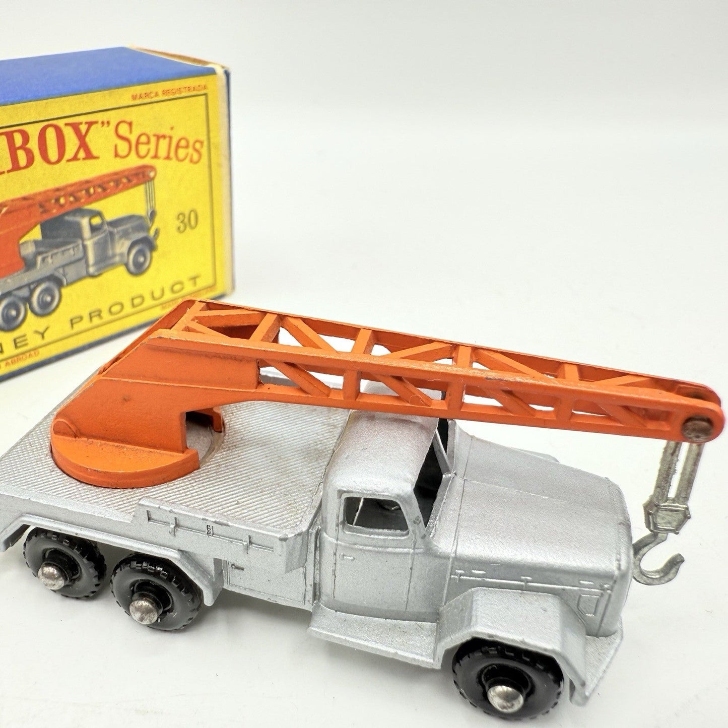 Matchbox Lesney 30b Magirus Deutz Crane Lorry BPW Near Mint & Boxed - Magic Matchbox