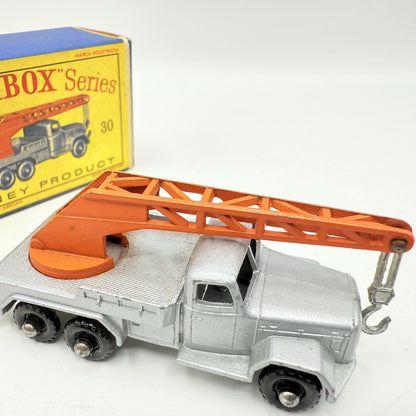 Matchbox Lesney 30b Magirus Deutz Crane Lorry BPW Near Mint & Boxed - Magic Matchbox