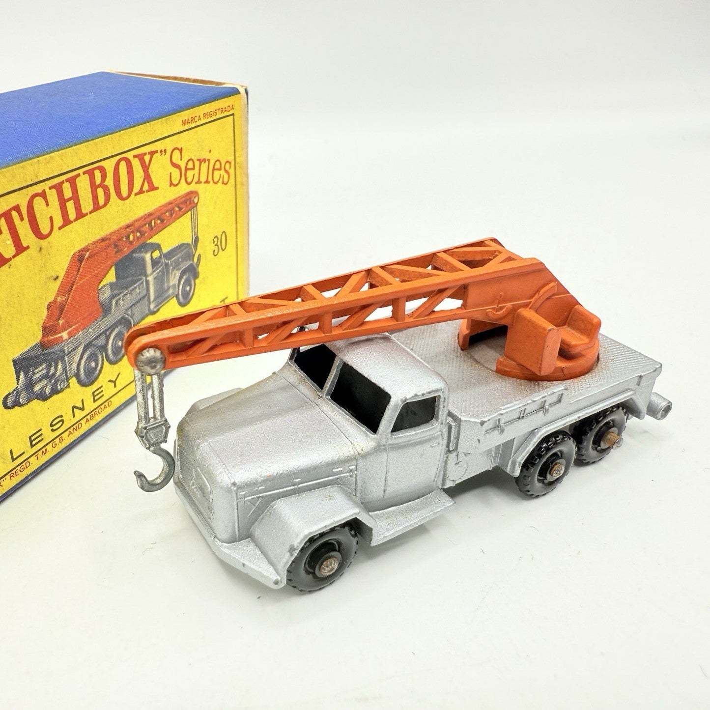 Matchbox Lesney 30b Magirus Deutz Crane Lorry BPW Near Mint & Boxed - Magic Matchbox