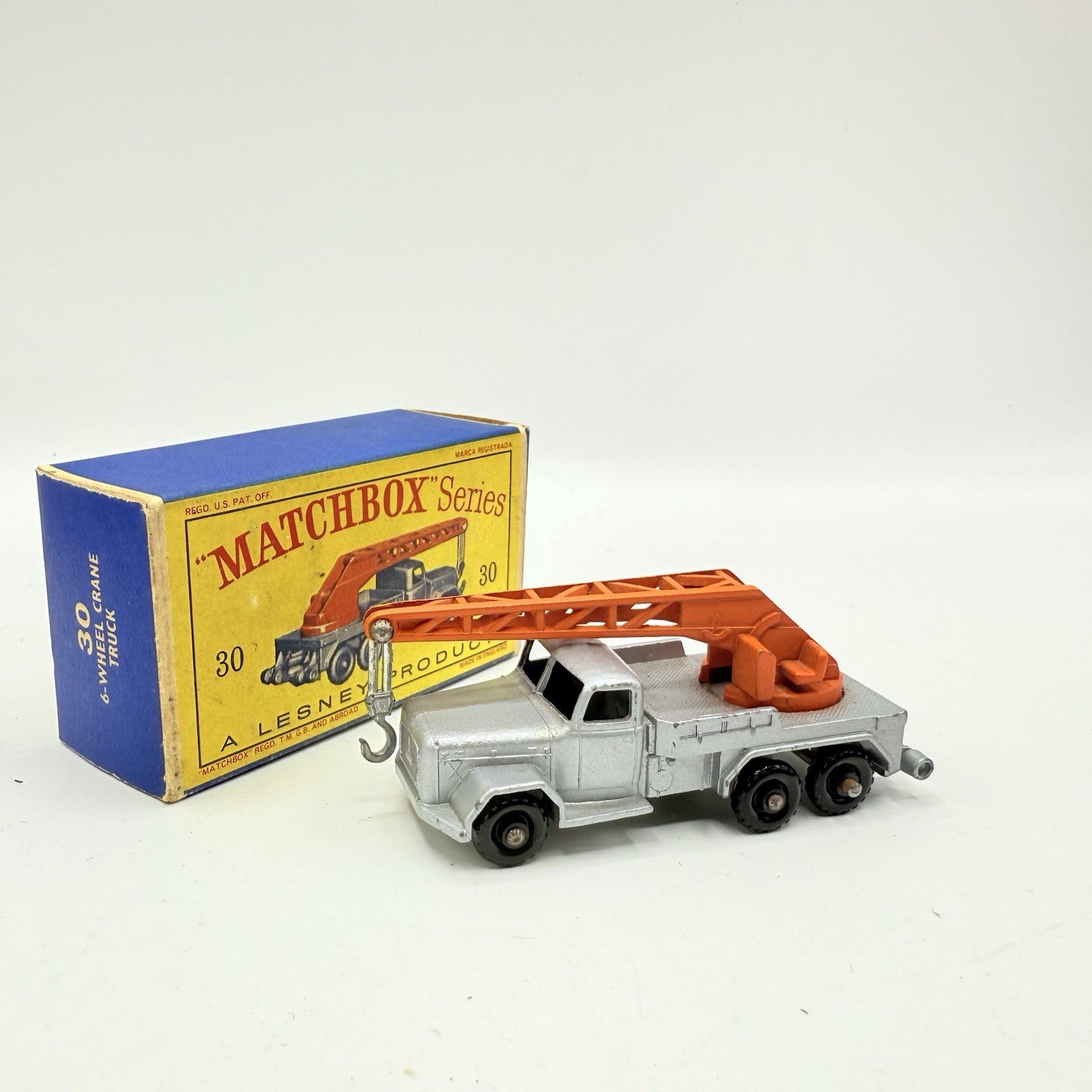 Matchbox Lesney 30b Magirus Deutz Crane Lorry BPW Near Mint & Boxed - Magic Matchbox