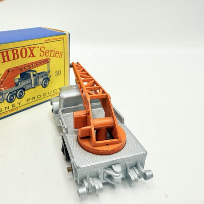 Matchbox Lesney 30b Magirus Deutz Crane Lorry BPW Near Mint & Boxed - Magic Matchbox