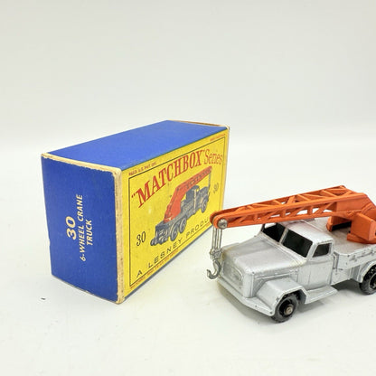 Matchbox Lesney 30b Magirus Deutz Crane Lorry BPW Near Mint & Boxed - Magic Matchbox