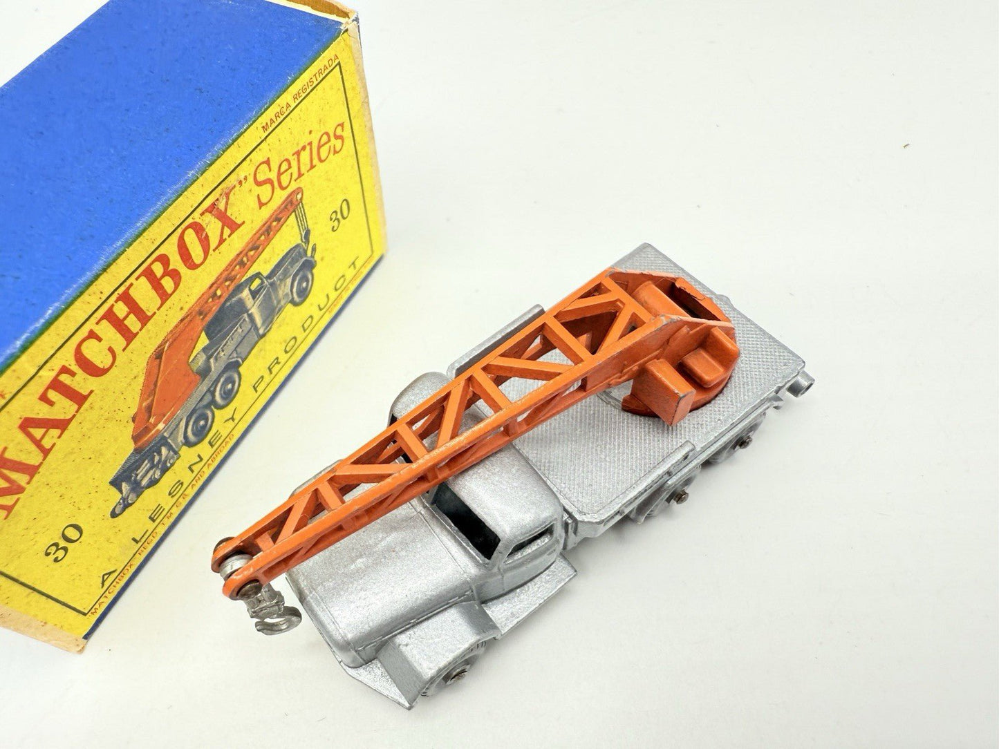 Matchbox Lesney 30b Magirus Deutz Crane Lorry SPW Near Mint Boxed - Magic Matchbox