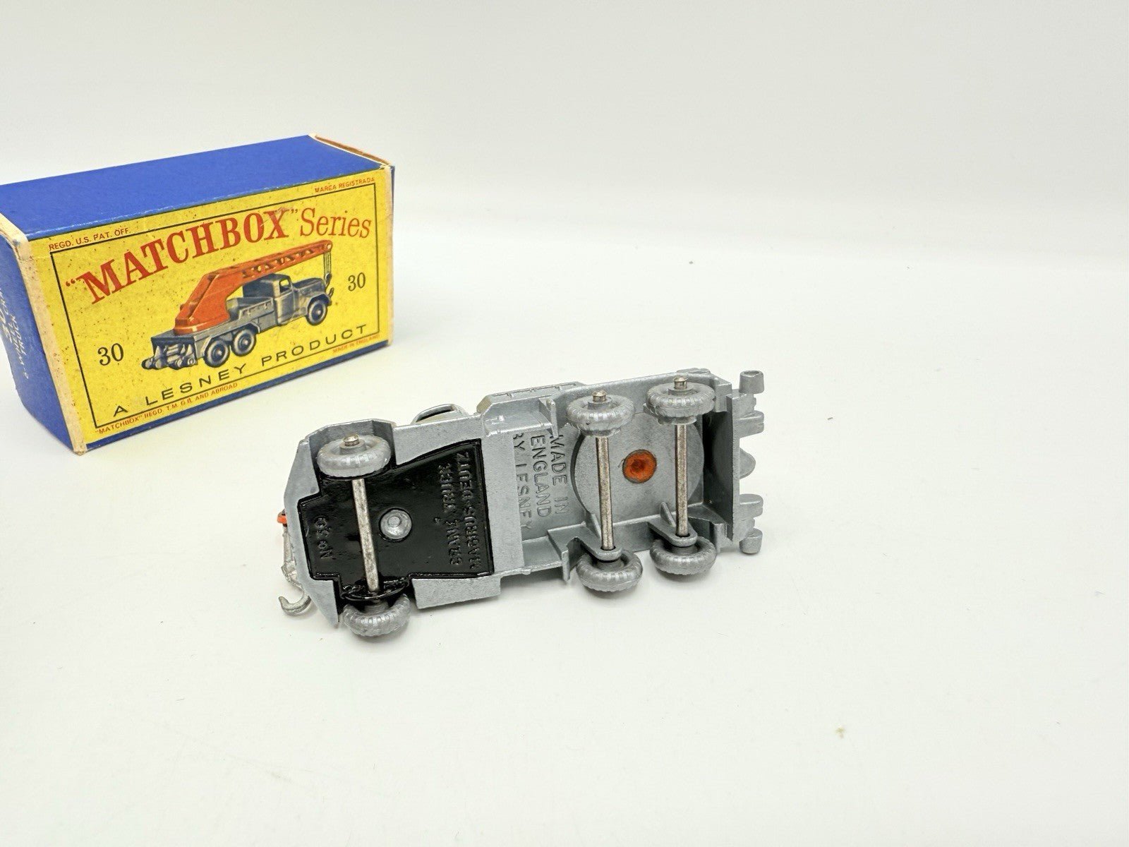 Matchbox Lesney 30b Magirus Deutz Crane Lorry SPW Near Mint Boxed - Magic Matchbox