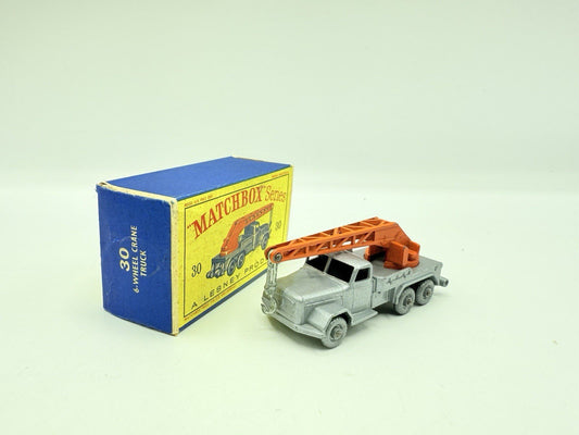 Matchbox Lesney 30b Magirus Deutz Crane Lorry SPW Near Mint Boxed - Magic Matchbox