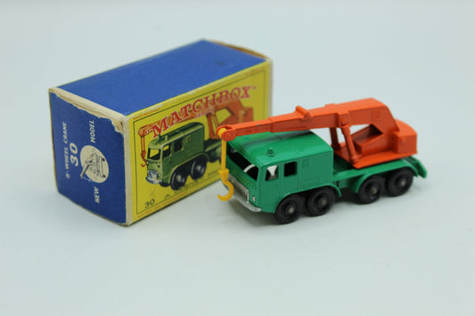 Matchbox Lesney 30c 8 Wheel Crane Truck BPW - Magic Matchbox