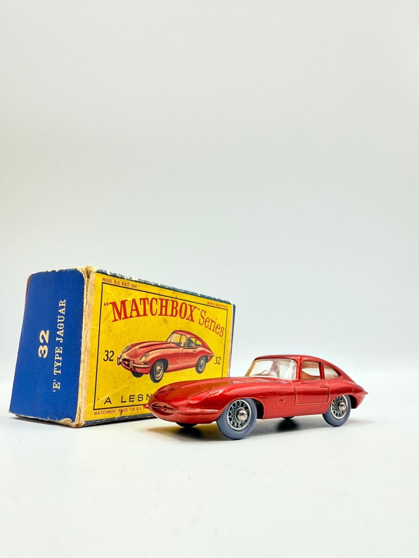 Matchbox Lesney 32b E Type Jaguar GPW - Magic Matchbox