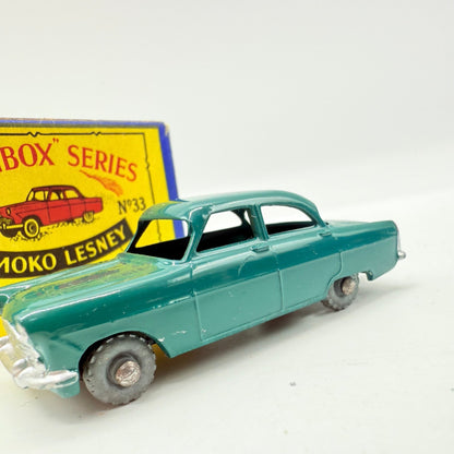 Matchbox Lesney 33a Ford Zodiac Dark Green MW - Magic Matchbox