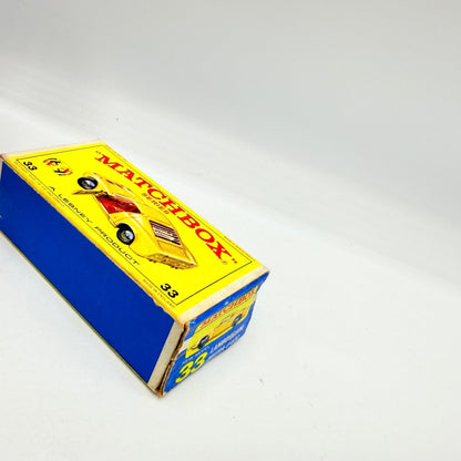 Matchbox Lesney 33c Lamborghini Miura Yellow & Red Interior - Magic Matchbox