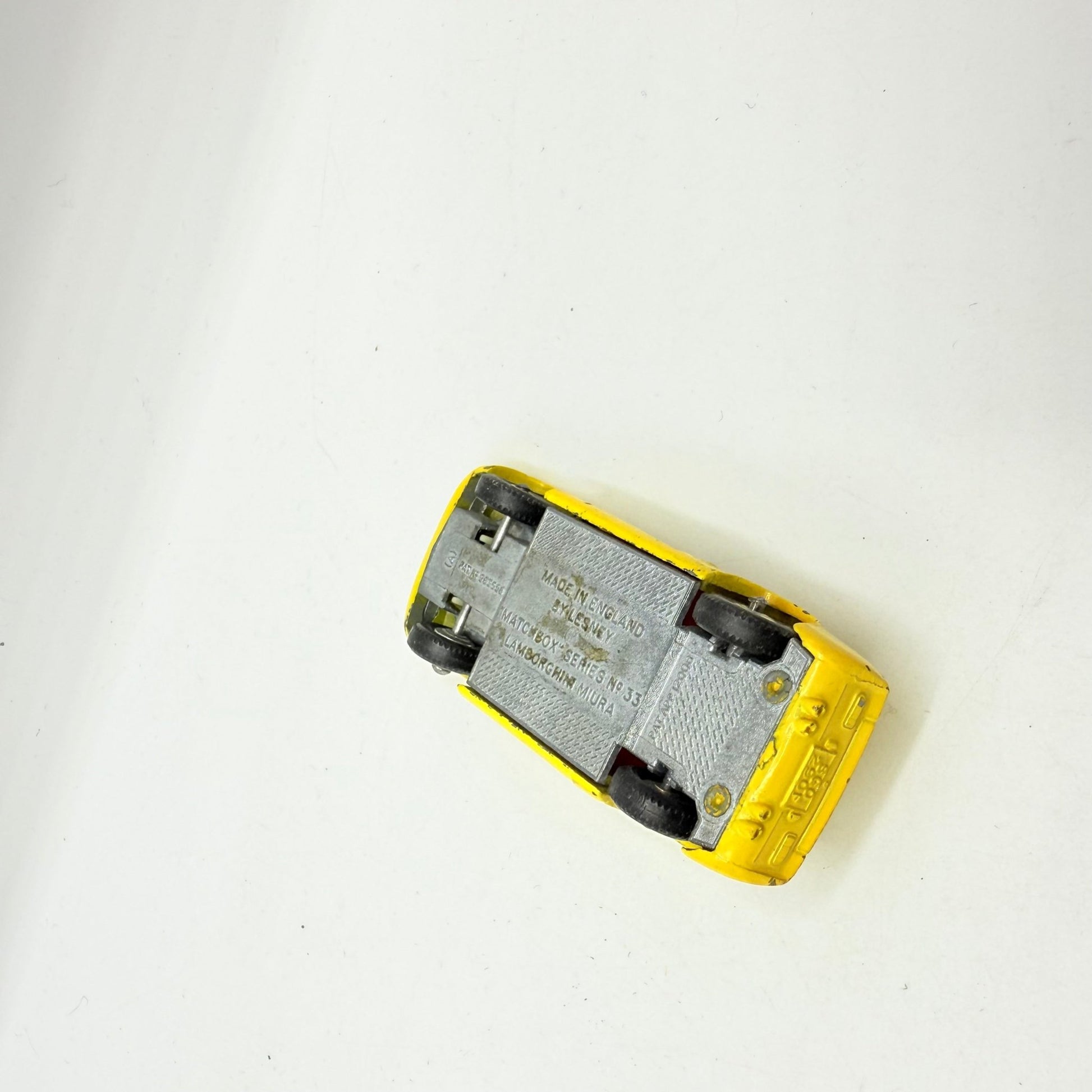 Matchbox Lesney 33c Lamborghini Miura Yellow & Red Interior - Magic Matchbox