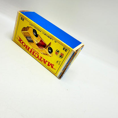 Matchbox Lesney 33c Lamborghini Miura Yellow & Red Interior - Magic Matchbox