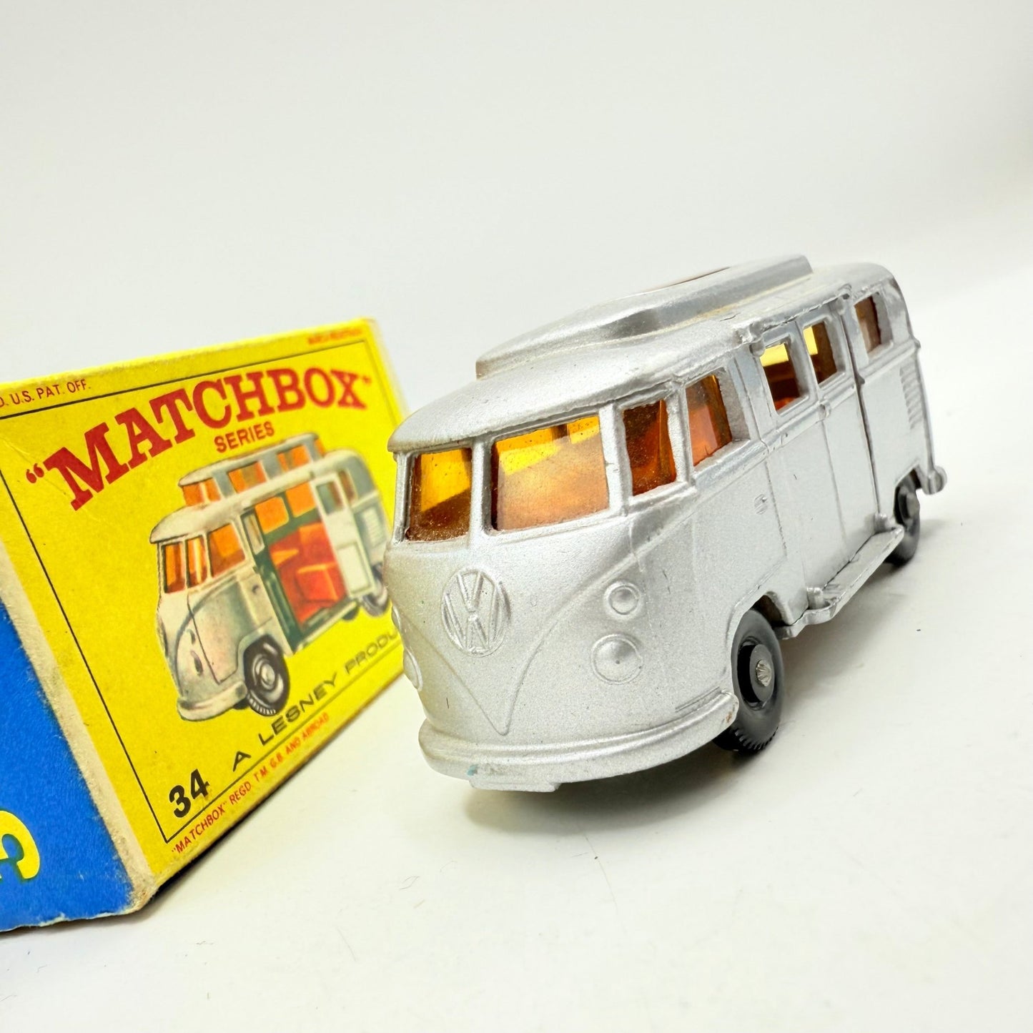 Matchbox Lesney 34c Volkswagen VW Camper with low roof - Magic Matchbox
