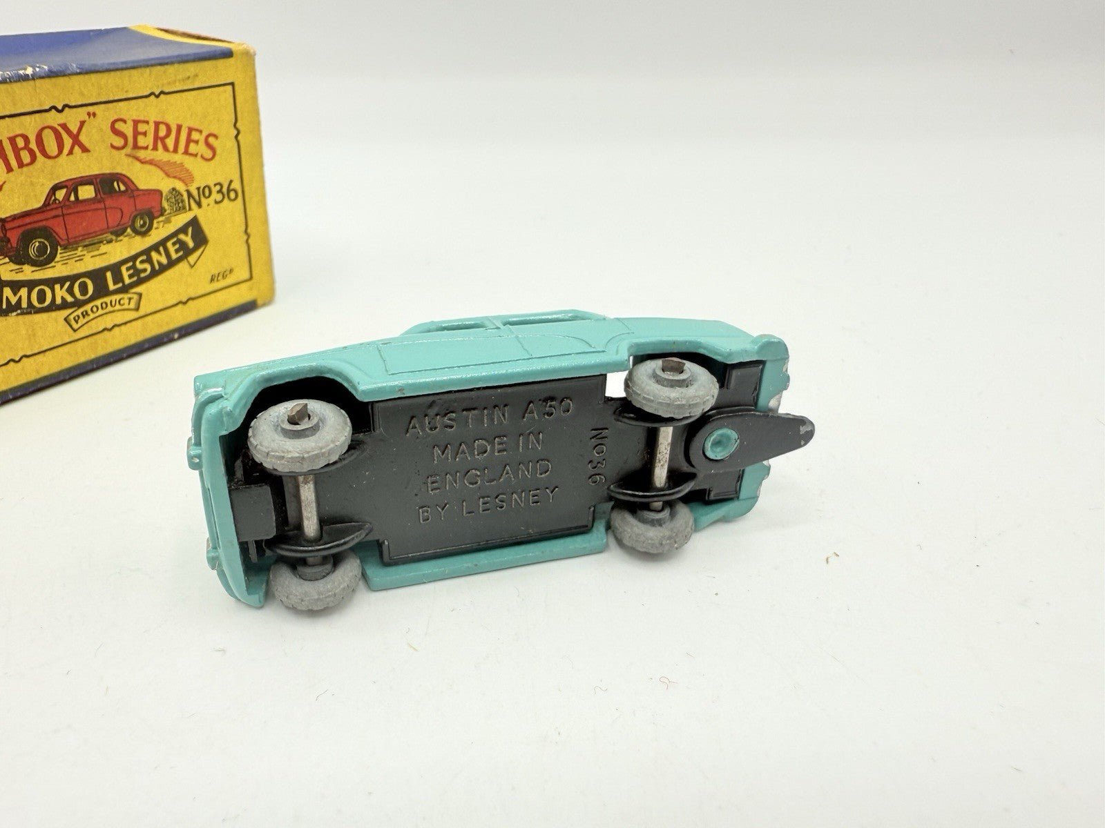 Matchbox Lesney 36a Austin A50 with Metal Wheels - Magic Matchbox