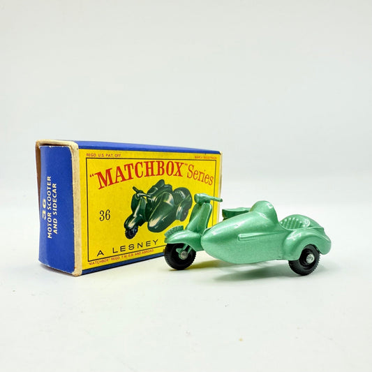 Matchbox Lesney 36b Lambretta Scooter - Magic Matchbox