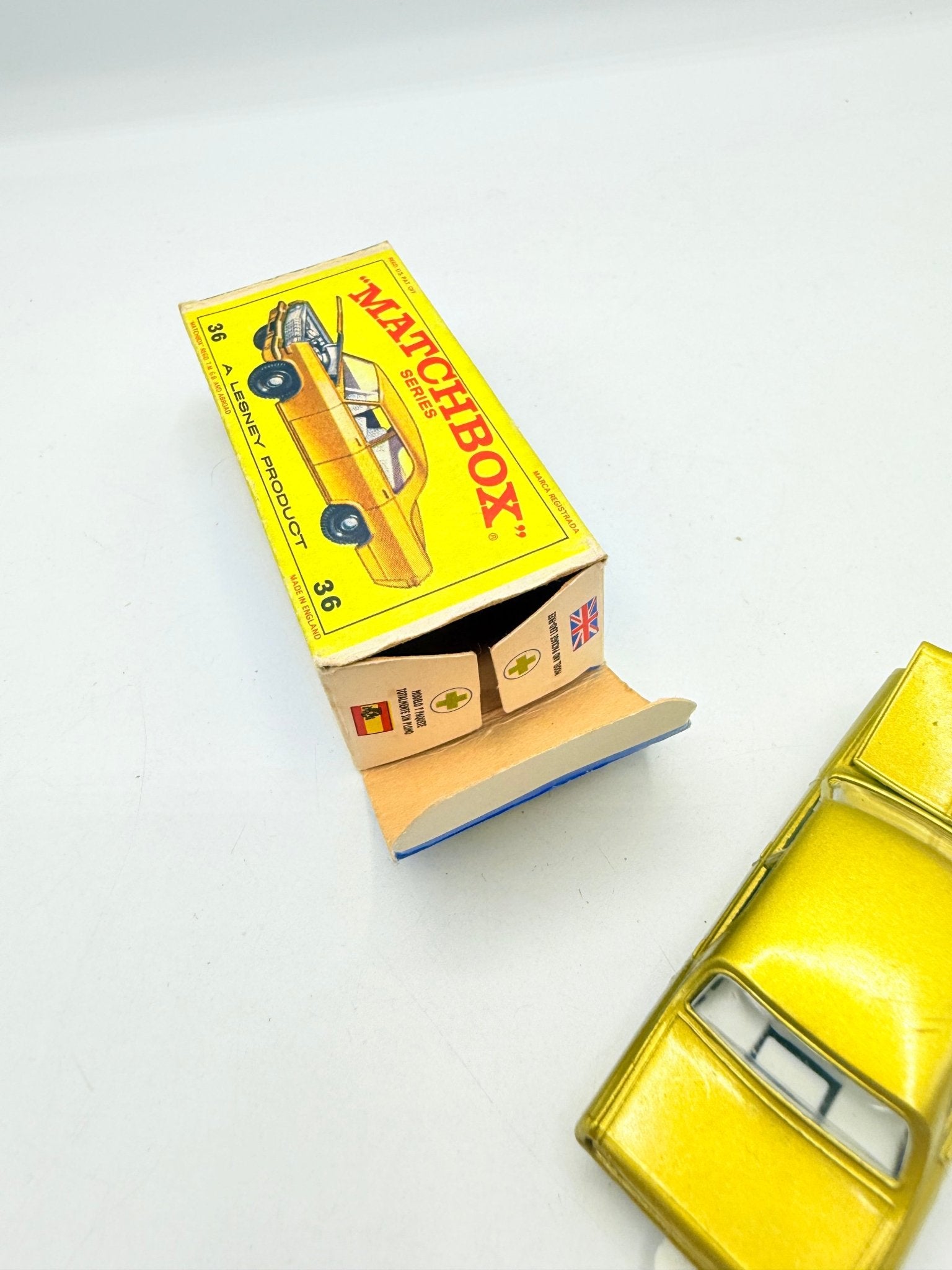 Matchbox Lesney 36c Opel Diplomat BPW E4 Box - Magic Matchbox