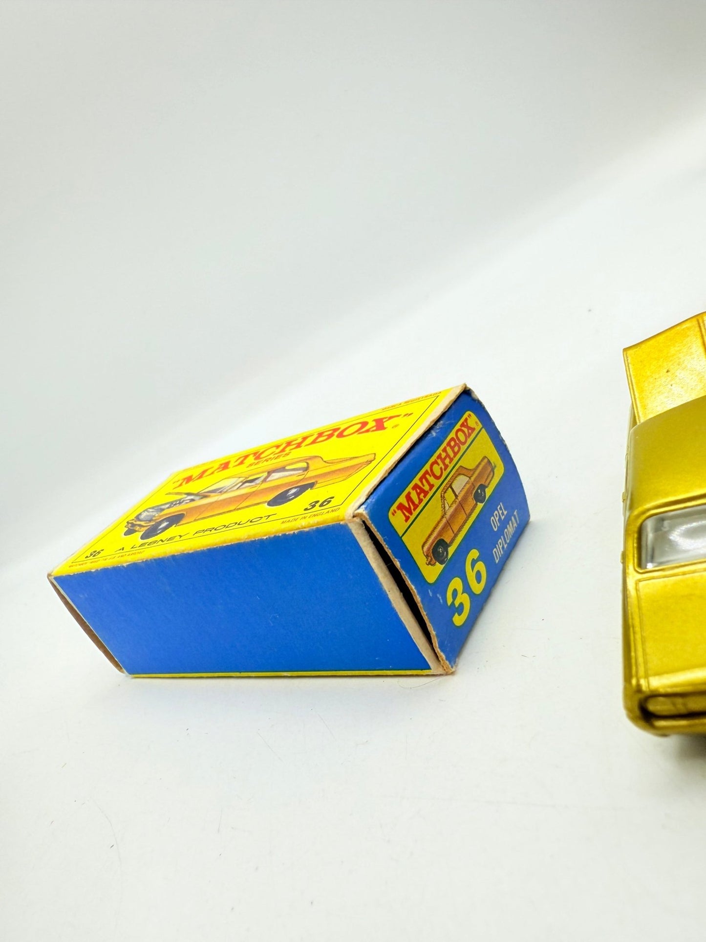 Matchbox Lesney 36c Opel Diplomat BPW E4 Box - Magic Matchbox