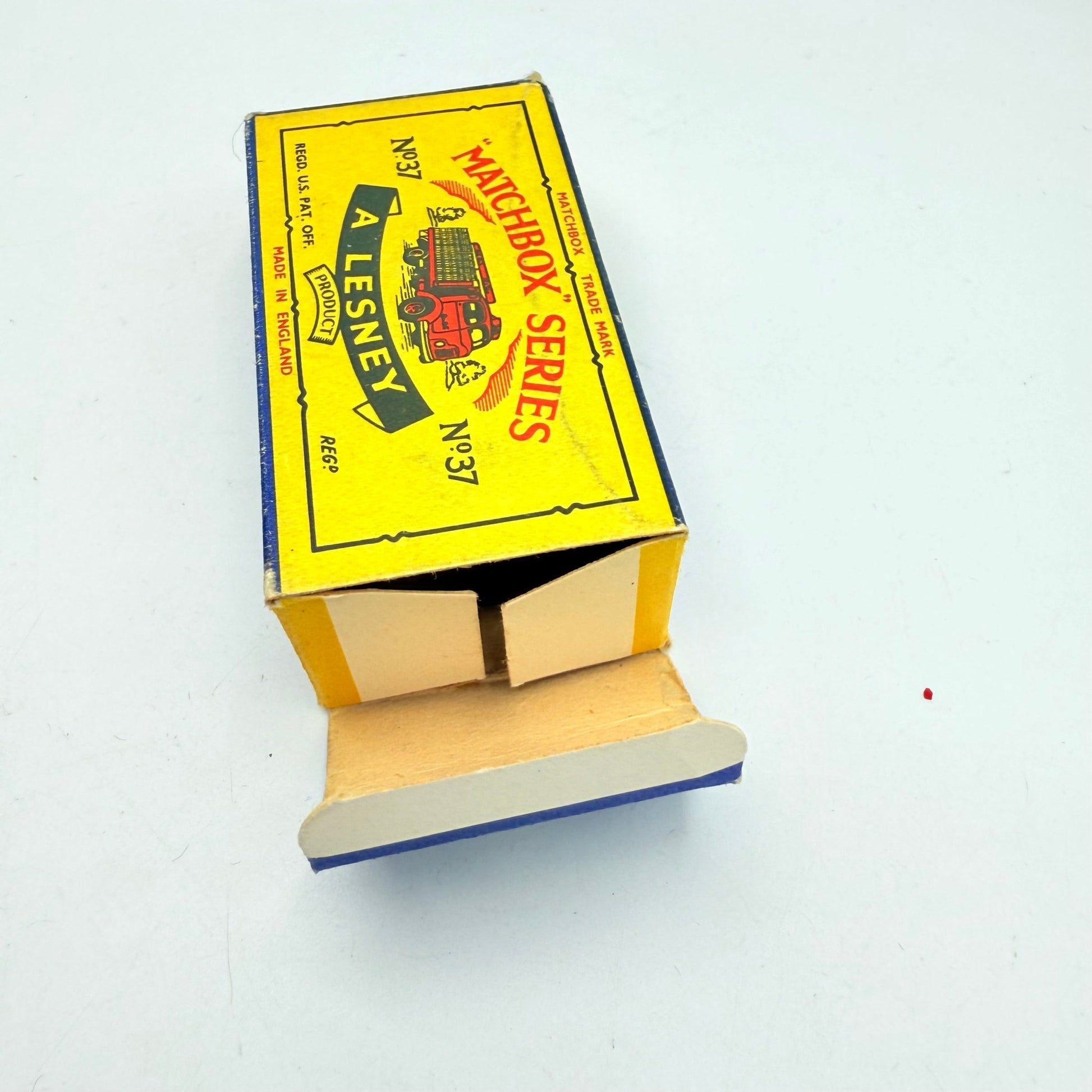 Matchbox Lesney 37b Coca - Cola Delivery Truck Empty Box - Magic Matchbox
