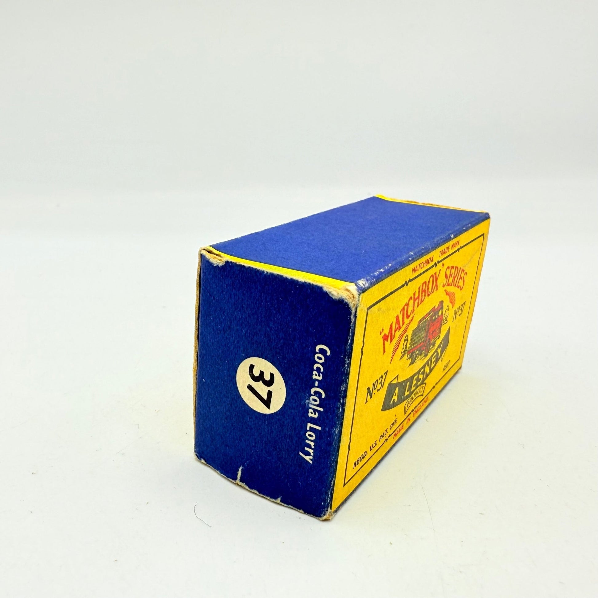 Matchbox Lesney 37b Coca - Cola Delivery Truck Empty Box - Magic Matchbox