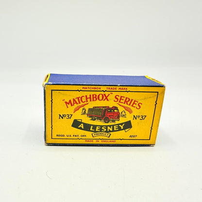Matchbox Lesney 37b Coca - Cola Delivery Truck Empty Box - Magic Matchbox