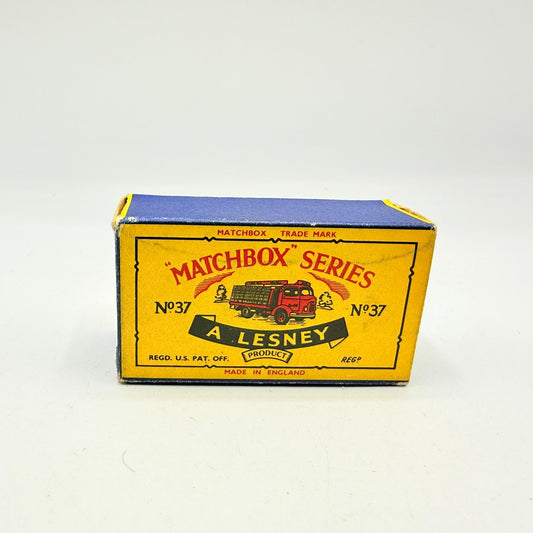 Matchbox Lesney 37b Coca - Cola Delivery Truck Empty Box - Magic Matchbox
