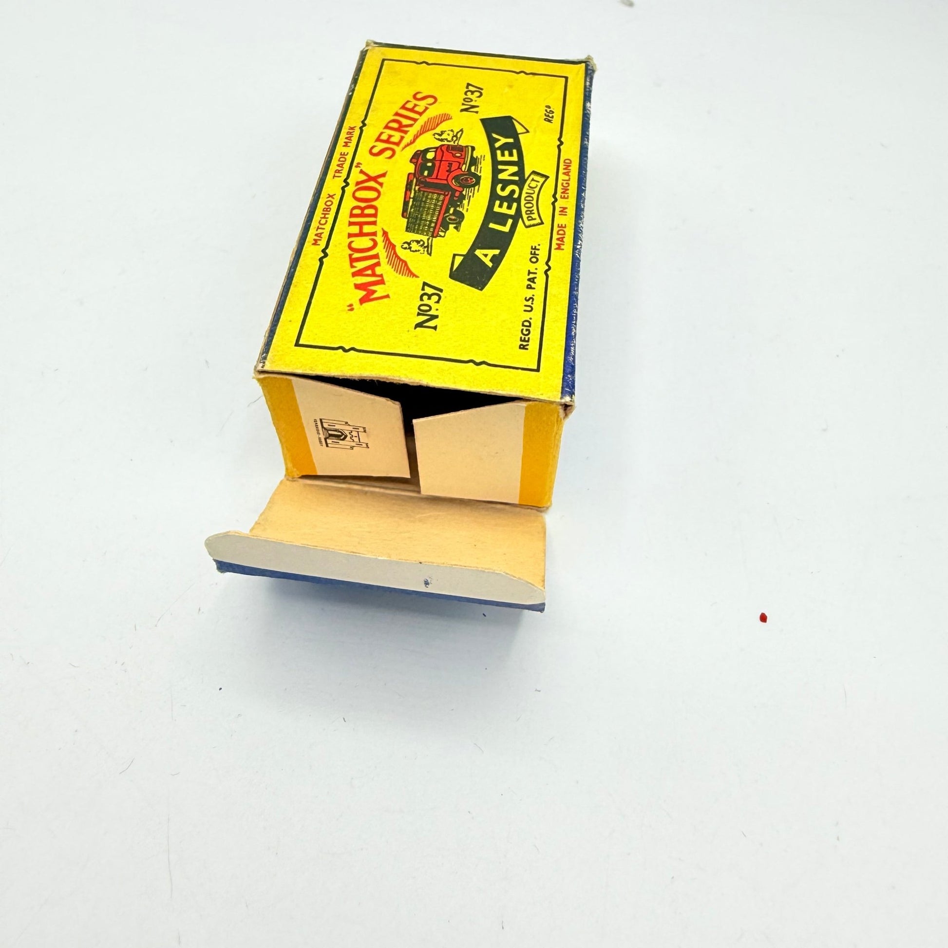 Matchbox Lesney 37b Coca - Cola Delivery Truck Empty Box - Magic Matchbox