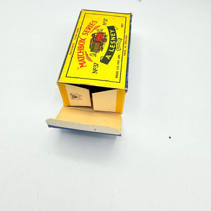 Matchbox Lesney 37b Coca - Cola Delivery Truck Empty Box - Magic Matchbox