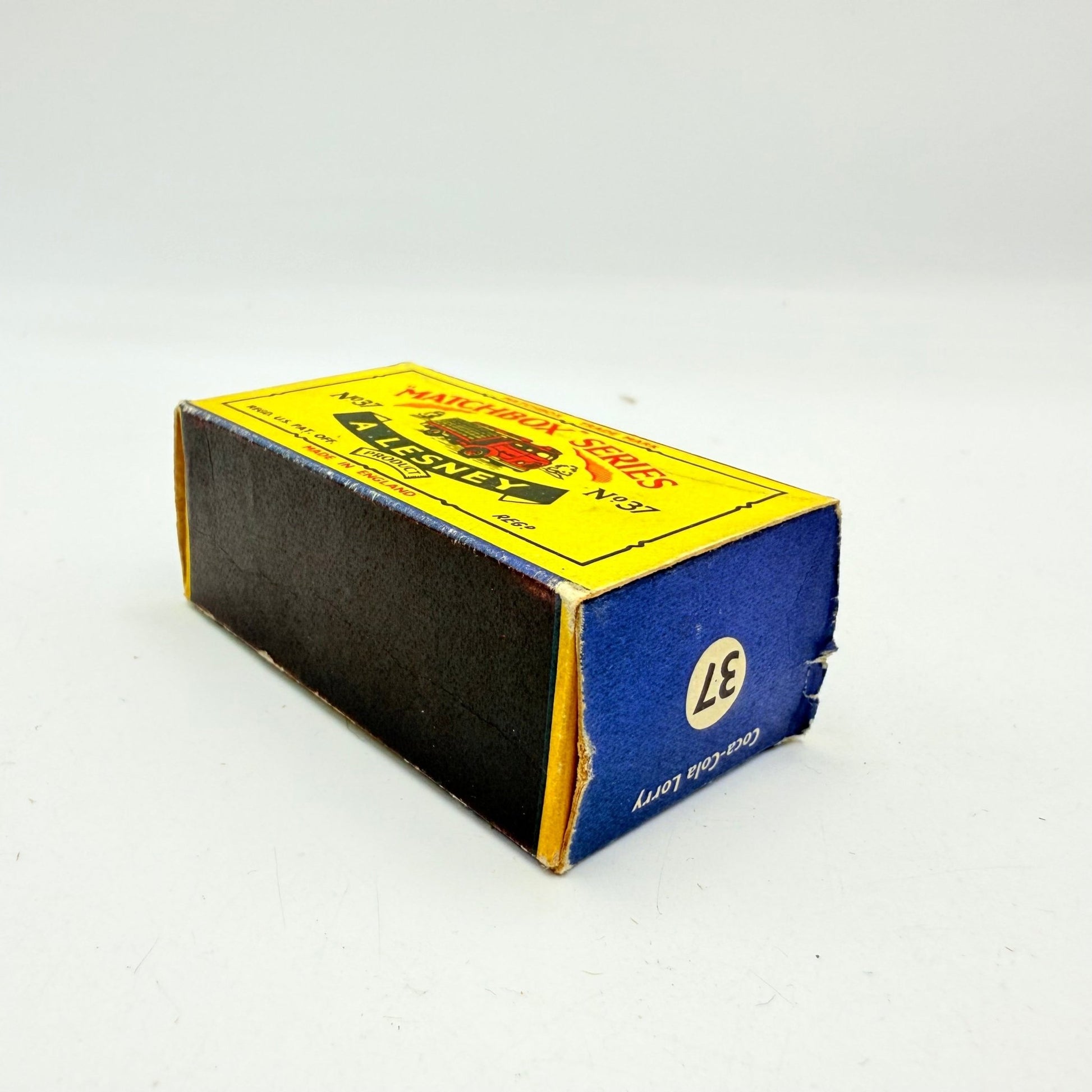 Matchbox Lesney 37b Coca - Cola Delivery Truck Empty Box - Magic Matchbox
