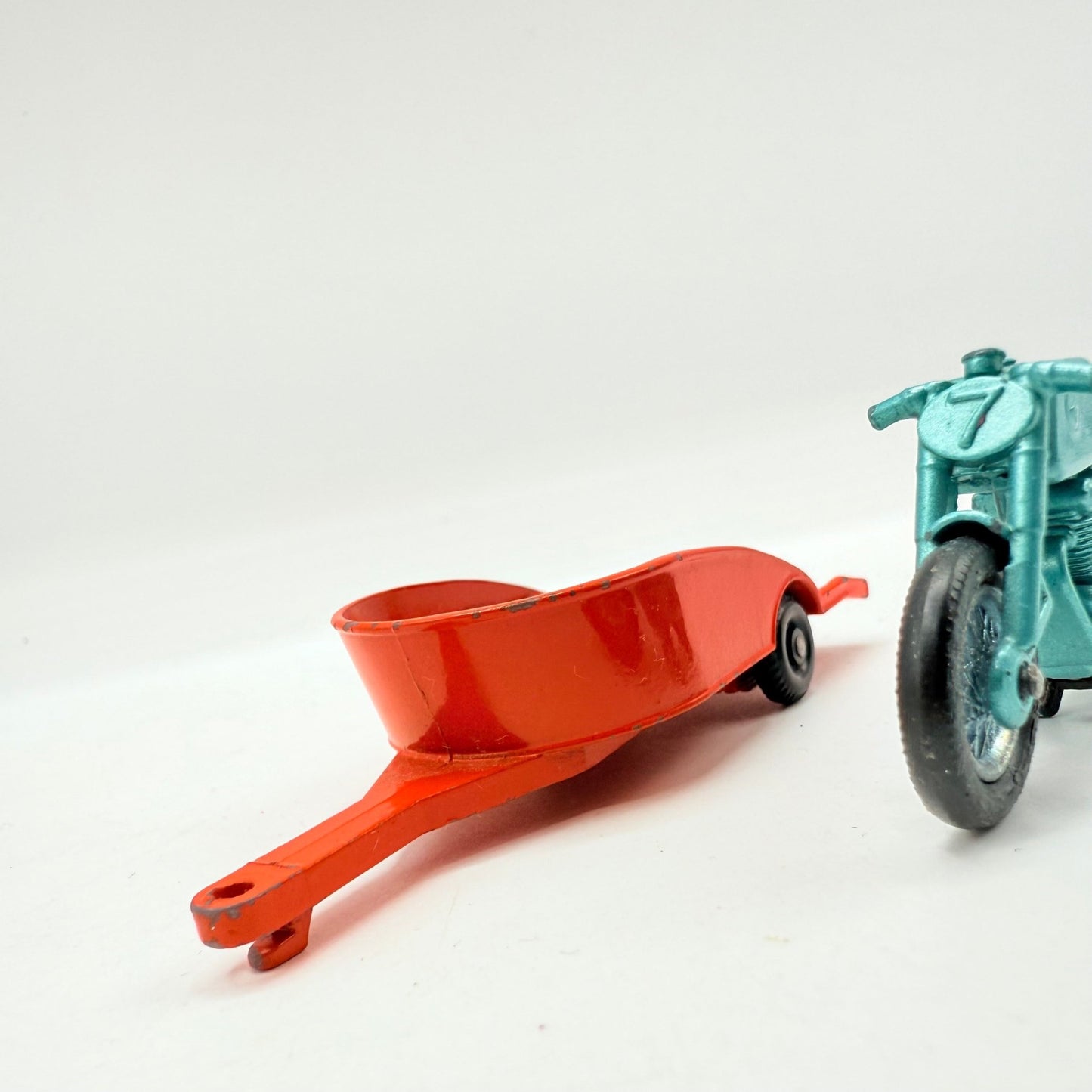 Matchbox Lesney 38c Honda Motorcycle and Trailer - Magic Matchbox