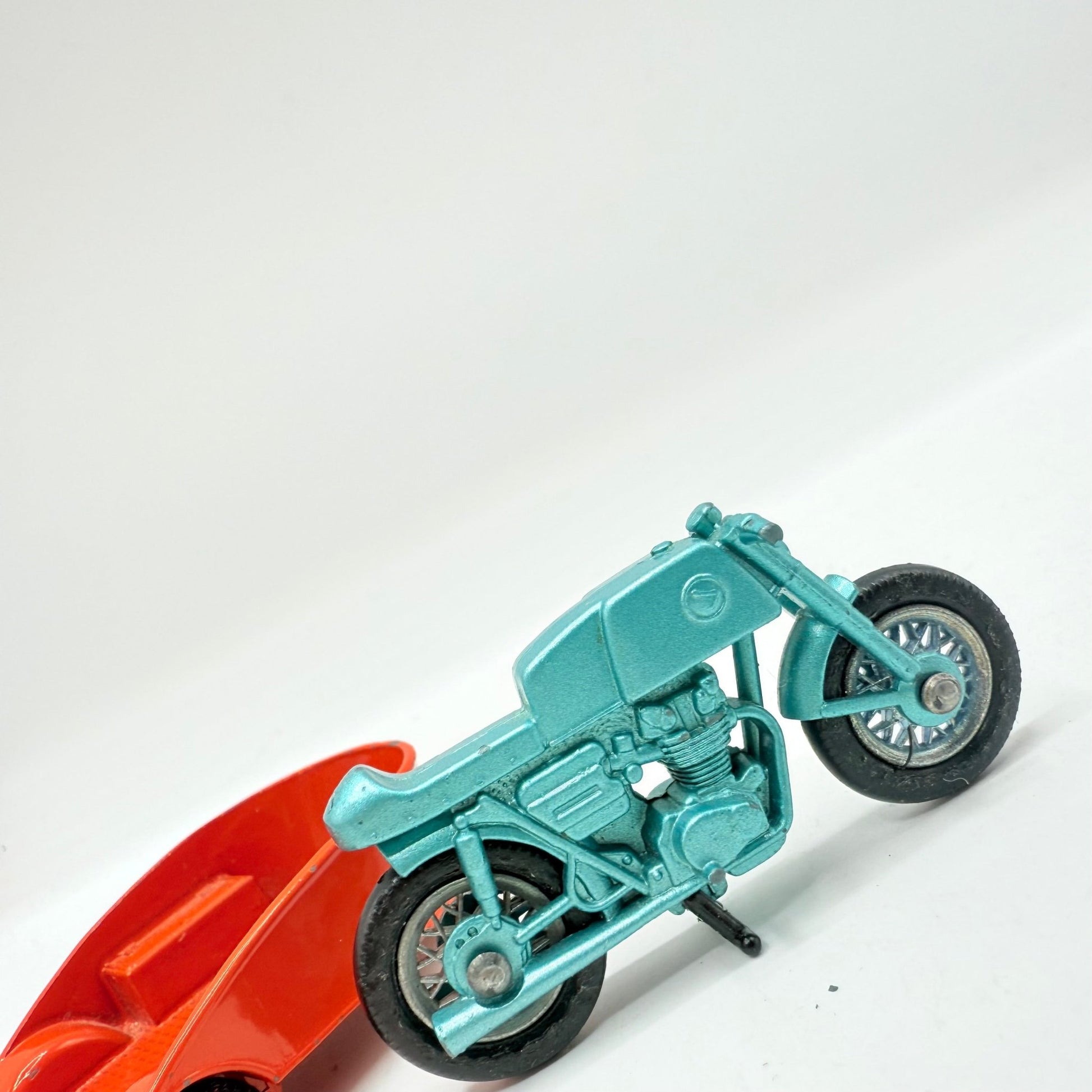 Matchbox Lesney 38c Honda Motorcycle and Trailer - Magic Matchbox