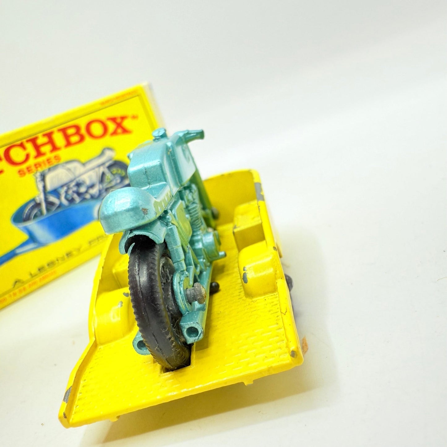 Matchbox Lesney 38c Honda Motorcycle and Trailer - Magic Matchbox