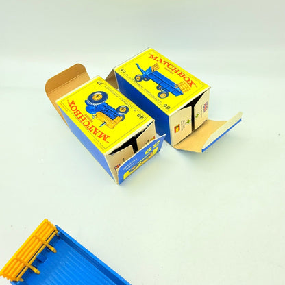Matchbox Lesney 39c Tractor & Trailer 40 - Magic Matchbox