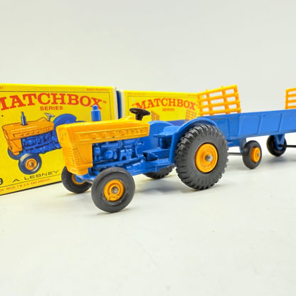 Matchbox Lesney 39c Tractor & Trailer 40 - Magic Matchbox