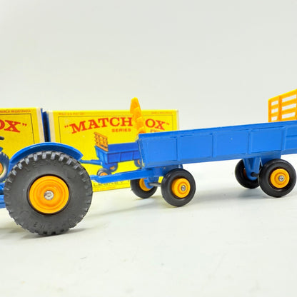 Matchbox Lesney 39c Tractor & Trailer 40 - Magic Matchbox