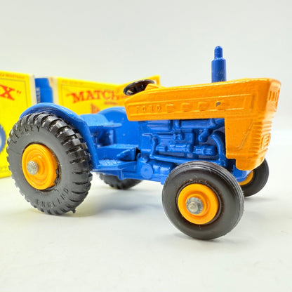 Matchbox Lesney 39c Tractor & Trailer 40c - RARE Taller Exhaust Stack. - Magic Matchbox