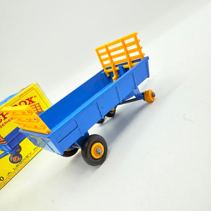 Matchbox Lesney 39c Tractor & Trailer 40c - RARE Taller Exhaust Stack. - Magic Matchbox