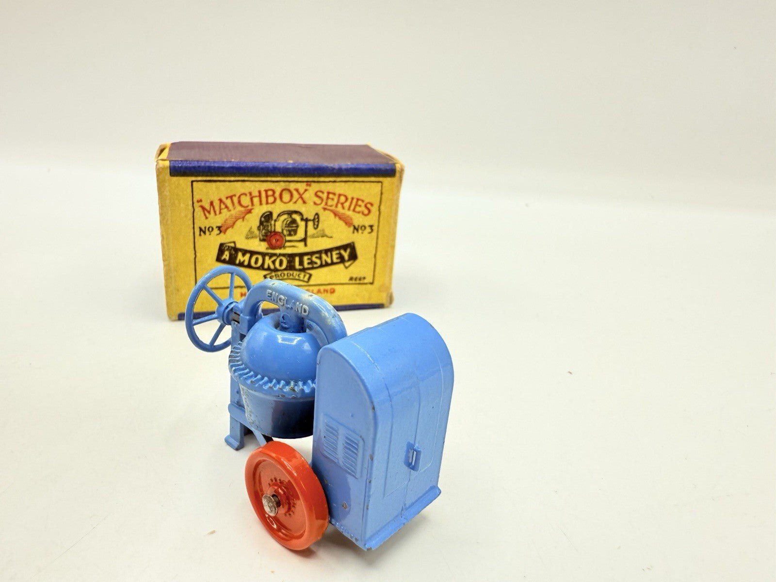 Matchbox Lesney 3a Cement Mixer in the original box - Magic Matchbox