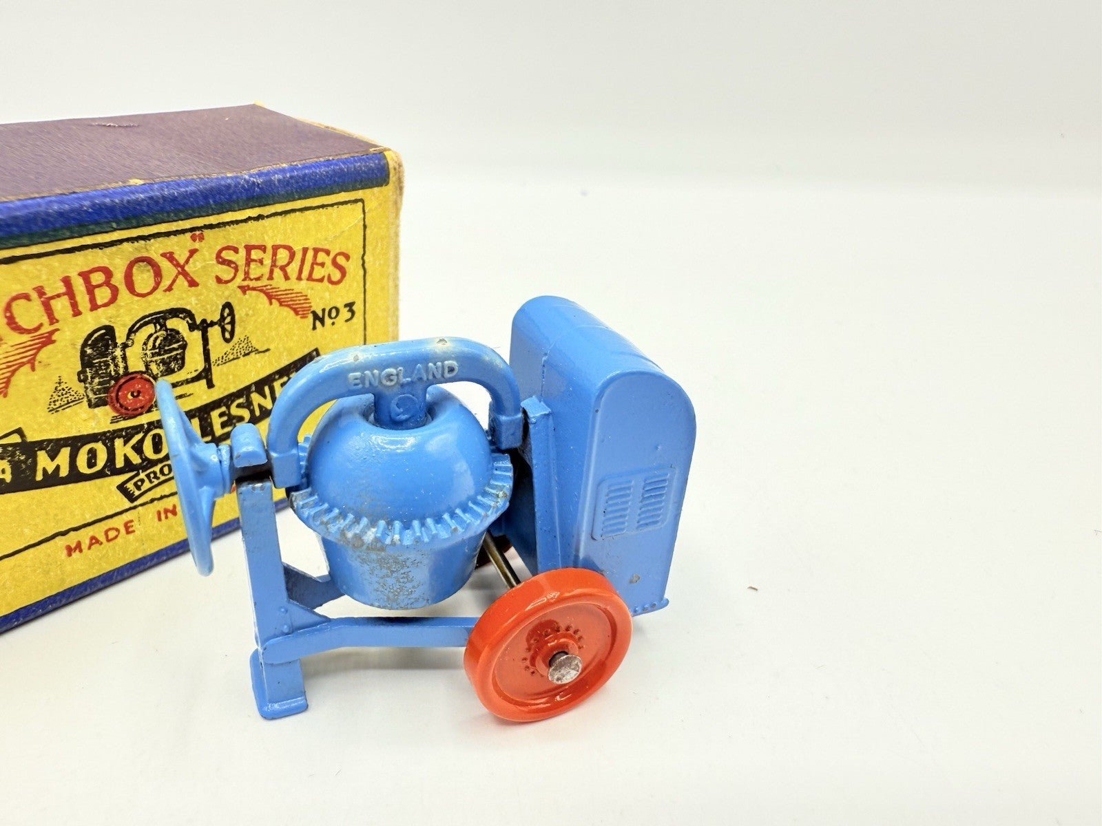 Matchbox Lesney 3a Cement Mixer in the original box - Magic Matchbox