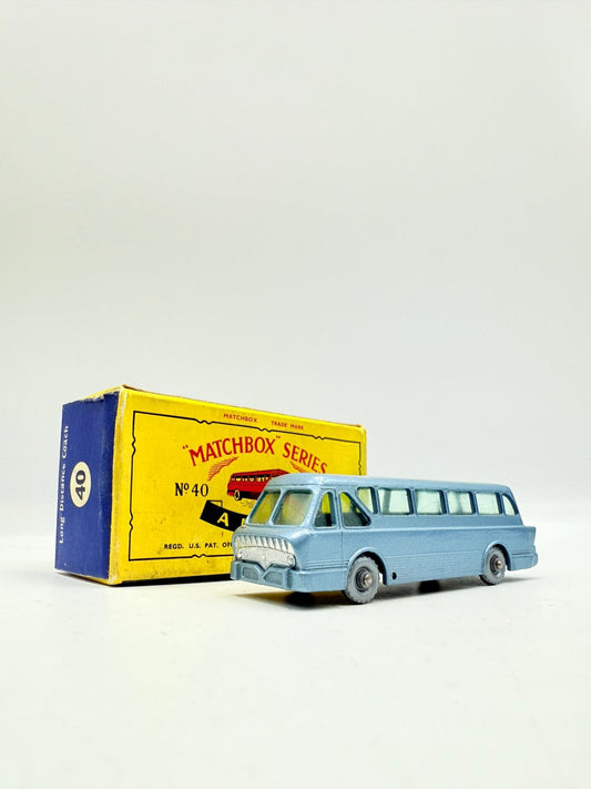 Matchbox Lesney 40b Long Distance Coach with C Box & SPW - Magic Matchbox