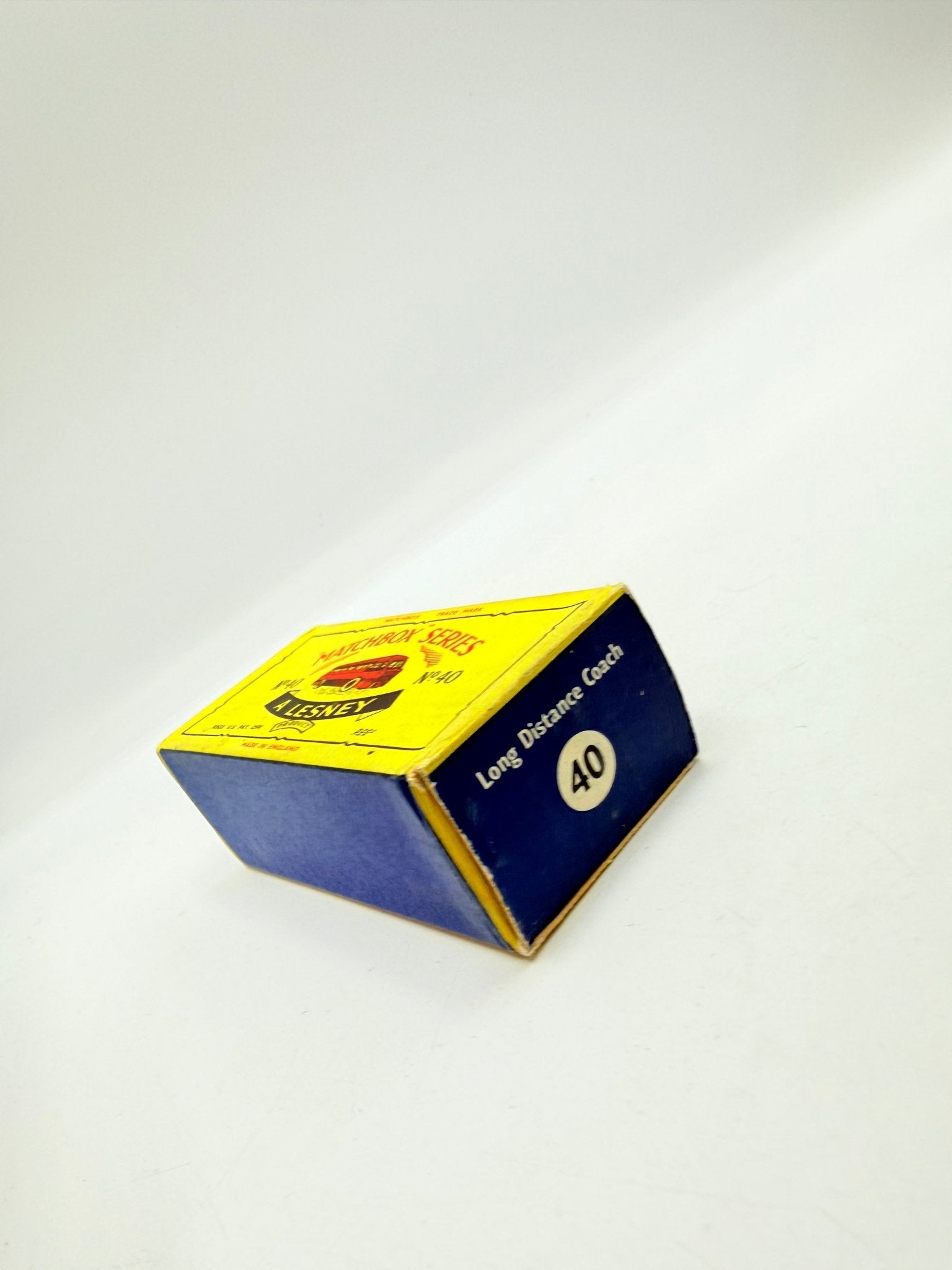 Matchbox Lesney 40b Long Distance Coach with C Box & SPW - Magic Matchbox