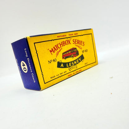 Matchbox Lesney 40b Long Distance Coach with C Box & SPW - Magic Matchbox