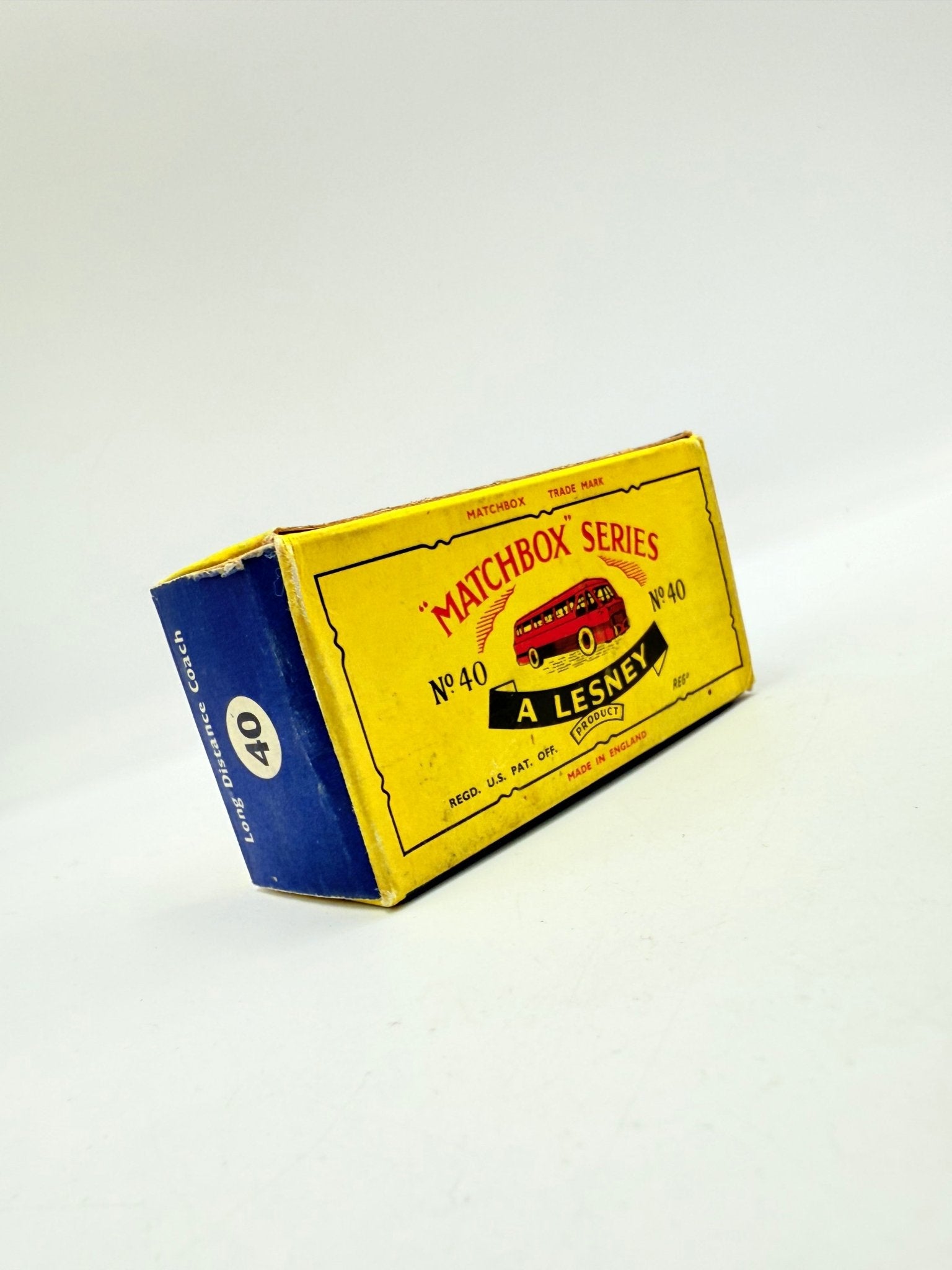 Matchbox Lesney 40b Long Distance Coach with C Box & SPW - Magic Matchbox