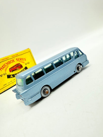 Matchbox Lesney 40b Long Distance Coach with C Box & SPW - Magic Matchbox